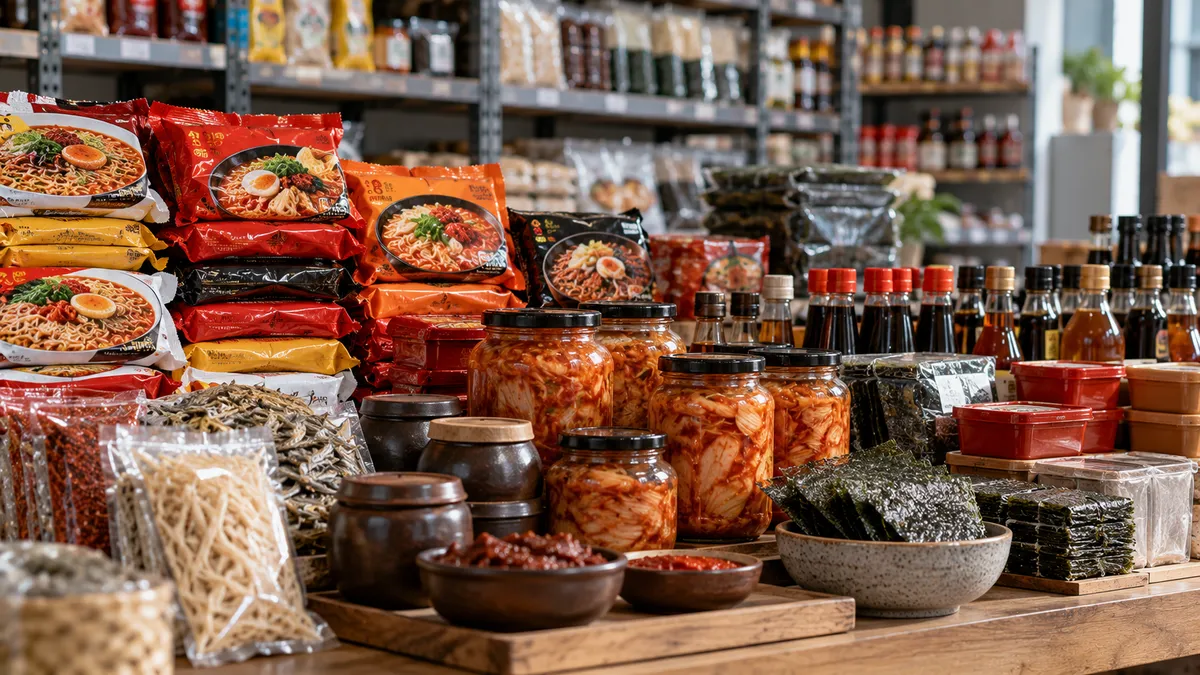 Import żywności z Korei: K-food, kontrola graniczna i etykieta